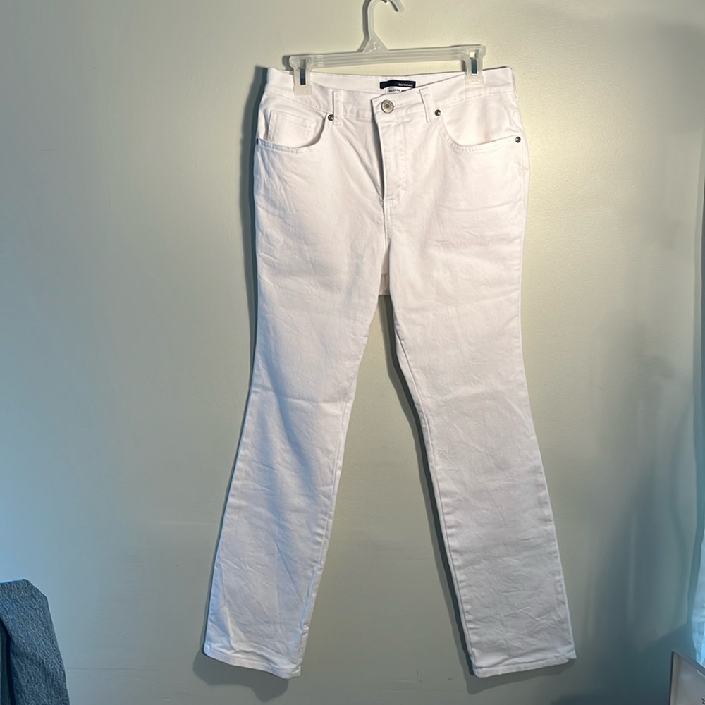 Basic Editions classic fit white jeans